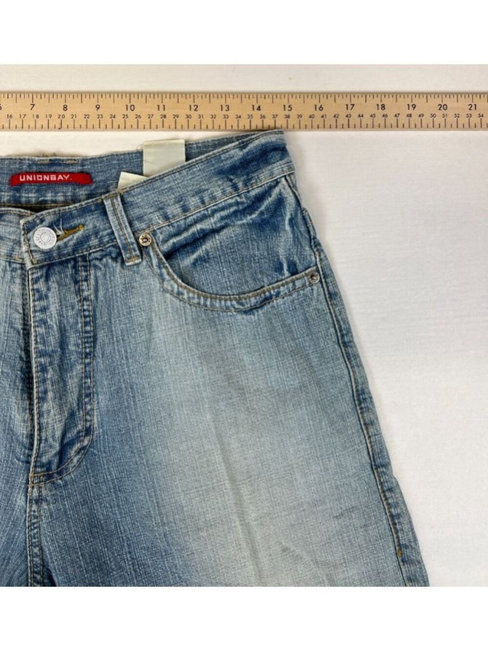 Unionbay Y2K Vintage Denim Jeans Mens Size 30x30 Light Wash Blue Relaxed Fit - Picture 8 of 8